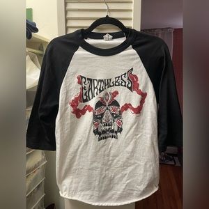 Earthless band tee baseball shirt